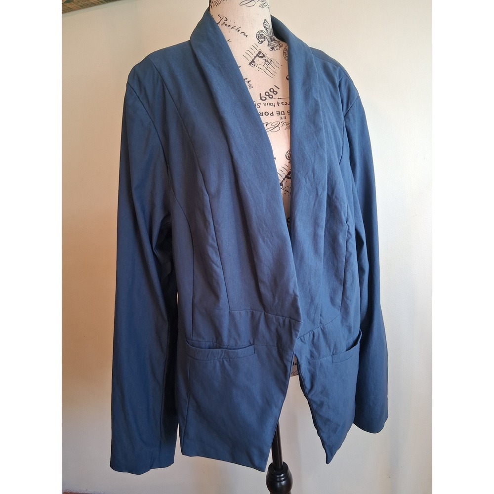Torrid Womens Plus Size 3 Open Front Shawl Collar Blazer